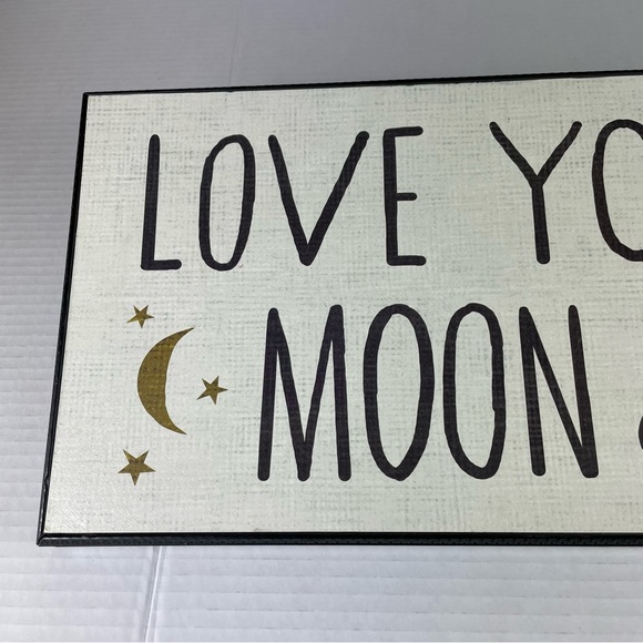 Target Michael Mullan I Love You To The Moon & Back 8”x20” Wall Art Decor Stars - Picture 9 of 10